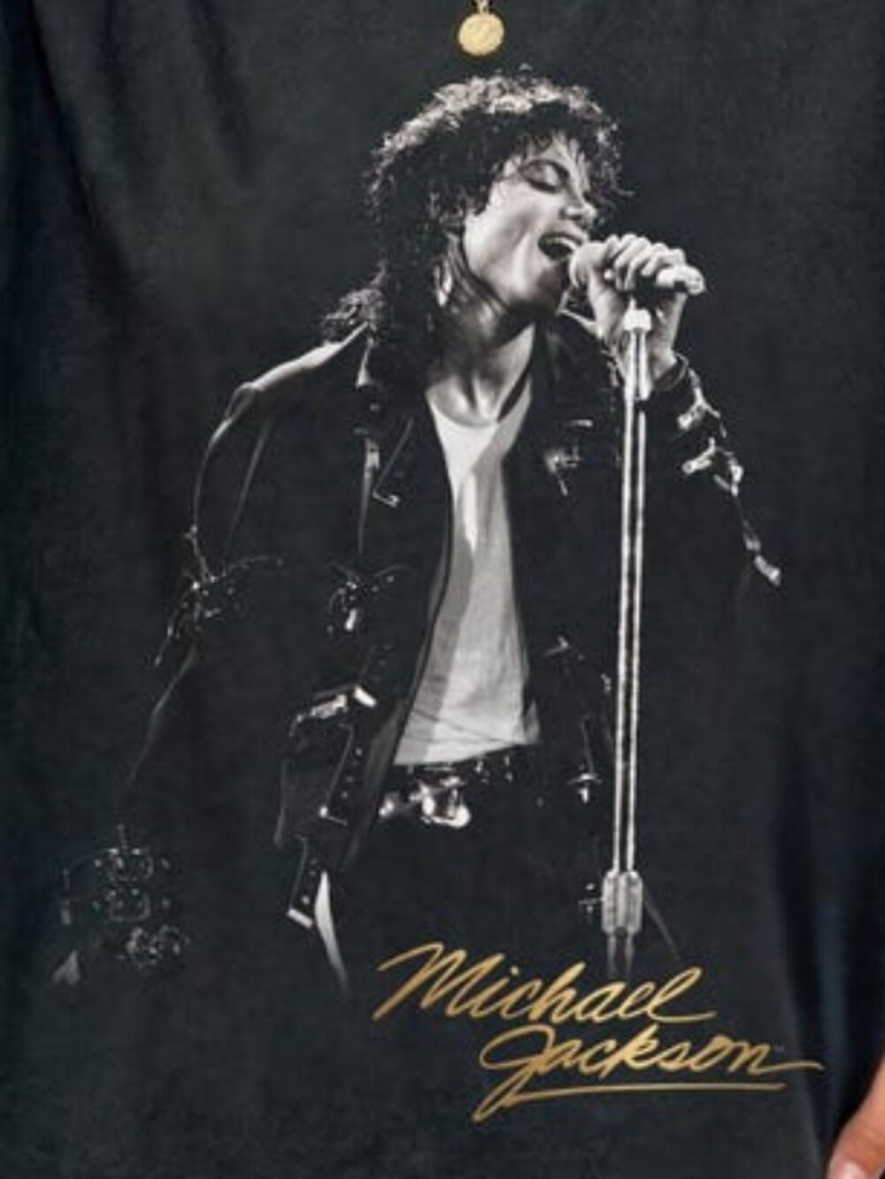 Michael Jackson Signature Retro Graphic T Shirt 252 - Picture 2 of 5